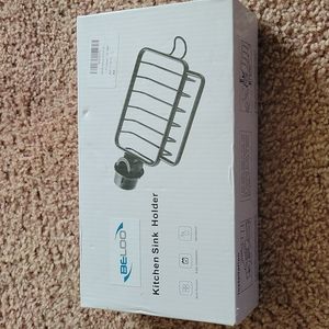 New in box kitchen sink sponge holder